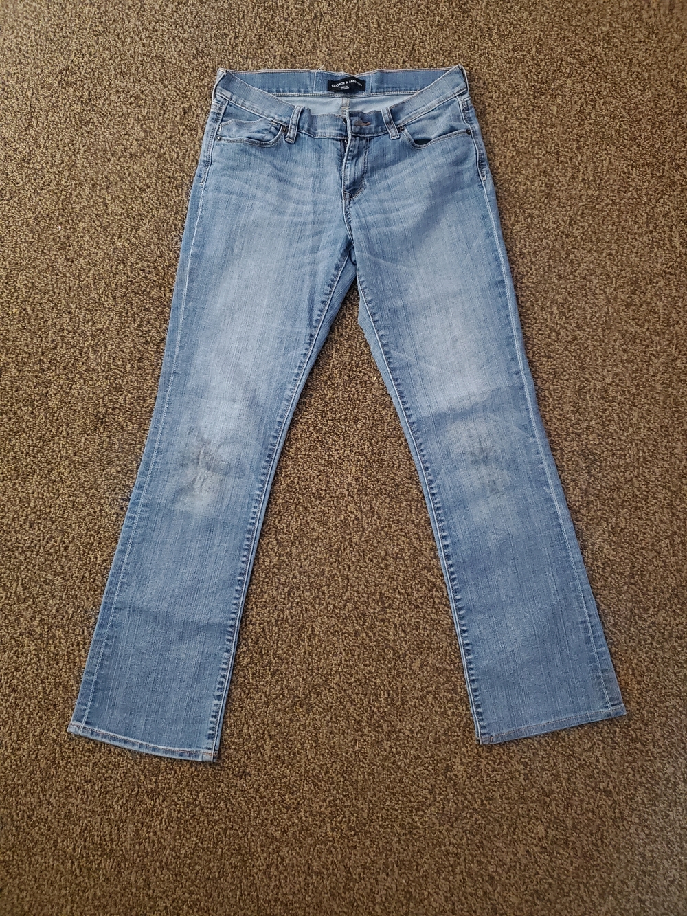 George & Martha Women's Straight-Leg/slight Boot Cut Jeans